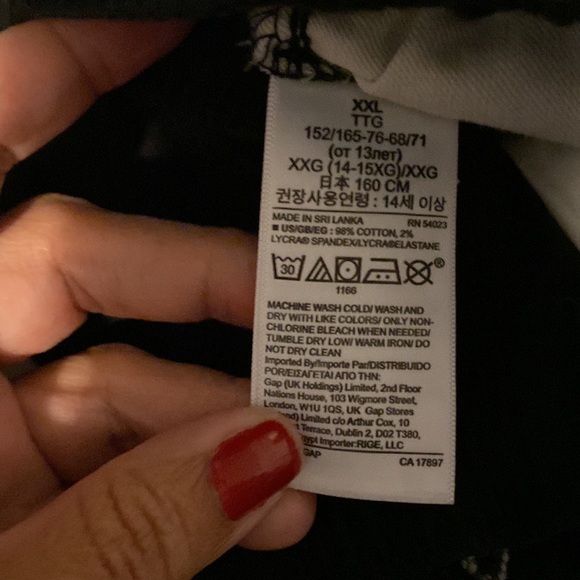 GAP KIDS Cotton Khaki Joggers in Black, Unisex, NWOT - Picture 8 of 8